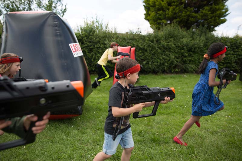 Laser tag equipment rental in the UK